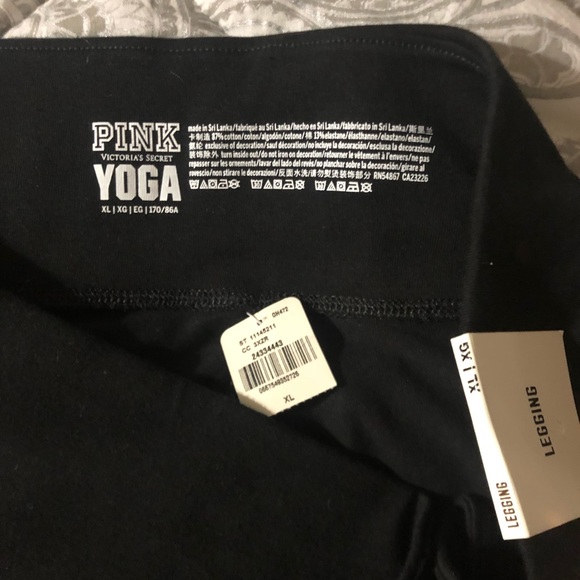 Victoria secrets PINK sequin yoga leggings - Picture 3 of 3